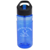 View Image 1 of 3 of Line Up Bottle with Two-Tone Flip Straw Lid - 20 oz.
