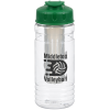 View Image 1 of 4 of Clear Impact Infuser Bottle with Flip Lid - 20 oz.