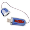 View Image 1 of 4 of Duo USB Drive with Hub - 8GB