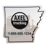 View Image 1 of 1 of Flat Flexible Magnet - State - Arkansas - 30 mil