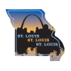 View Image 1 of 1 of Flat Flexible Magnet - State - Missouri - 30 mill