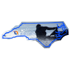 View Image 1 of 1 of Flat Flexible Magnet - State - North Carolina - 30 mil