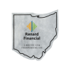 View Image 1 of 1 of Flat Flexible Magnet - State - Ohio - 30 mil
