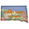 View Image 1 of 1 of Flat Flexible Magnet - State - South Dakota - 30 mil
