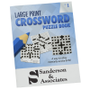 View Image 1 of 4 of Large Print Crossword Puzzle Book - Volume 1