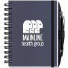 View Image 1 of 1 of Textured Paperboard Journal with Pen- 7 inches x 5 inches - 100 sheet