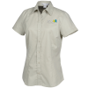 View Image 1 of 3 of Regal Brushed Twill Short Sleeve Shirt - Ladies'