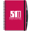View Image 1 of 1 of Polypro Journal with Pen - 10 inches x 7 inches - 100 sheet - Translucent