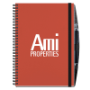 View Image 1 of 1 of Polypro Journal with Pen - 10 inches x 7 inches - 50 sheet - Solid