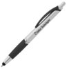 View Image 1 of 6 of Chevron Stylus Pen - Silver - 24 hr