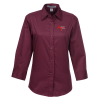 View Image 1 of 3 of Workplace Easy Care 3/4 Sleeve Twill Shirt - Ladies'