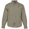 View Image 1 of 3 of Garment-Washed Cotton Twill  Shirt