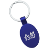 View Image 1 of 2 of Matte Metal Keychain - Oval