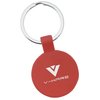 View Image 1 of 2 of Matte Metal Keychain - Circle