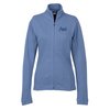 View Image 1 of 3 of Rib Knit Flatback Full-Zip Jacket - Ladies'