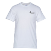 View Image 1 of 2 of Gildan 5.3 oz. Cotton T-Shirt - Men's - Screen - White - 24 hr