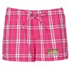 View Image 1 of 3 of Flannel Plaid Boxer - Ladies'
