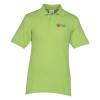 View Image 1 of 3 of Soil Release Jersey Knit Polo - Men's