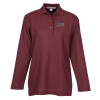 View Image 1 of 3 of Silk Touch Long Sleeve Sport Shirt - Ladies'