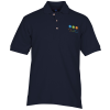 View Image 1 of 2 of Easy Care Pique Knit Pocket Polo - Men's