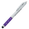 View Image 1 of 3 of Glendora Stylus Gravity Pen - Silver - 24 hr