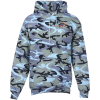 View Image 1 of 2 of Fashion Pullover Hooded Sweatshirt - Camo - Embroidered