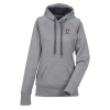 View Image 1 of 3 of Double Knit Fleece Hooded Sweatshirt - Ladies'