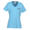 View Image 1 of 2 of Principle Performance Blend Ladies' V-Neck T-Shirt - Colors
