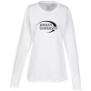View Image 1 of 2 of Port Classic 5.4 oz. Long Sleeve T-Shirt - Ladies' - White - Screen