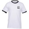 View Image 1 of 2 of Classic Ringer T-Shirt - White