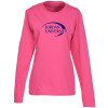 View Image 1 of 2 of Port Classic 5.4 oz. Long Sleeve T-Shirt - Ladies' - Screen