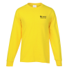 View Image 1 of 2 of Soft Spun Cotton Long Sleeve T-Shirt - Colors