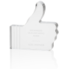 View Image 1 of 1 of Thumbs Up Acrylic Award
