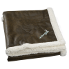 View Image 1 of 3 of Sherpa Lined Rustic Ranch Throw Blanket