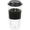 View Image 1 of 2 of Mighty Glass Tumbler with Leather Sleeve - Closeout