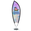 View Image 1 of 3 of Indoor Petal Mesh Sail Sign - 9' - One Sided