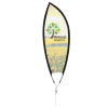 View Image 1 of 3 of Outdoor Petal Mesh Sail Sign - 9' - One Sided