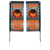 View Image 1 of 2 of Outdoor Rectangular Sail Sign - 7' - Two Sided