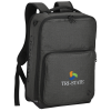 View Image 1 of 6 of elleven Squared Checkpoint Friendly Laptop Backpack - Embroidered