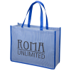 View Image 1 of 3 of Stripe Ticking Matte Laminated Tote