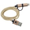View Image 1 of 6 of Turbo 2-in-1 Charging Cable