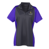 View Image 1 of 3 of Micropique Sport-Wick Colorblock Polo - Ladies'