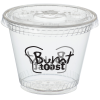 View Image 1 of 2 of Compostable Clear Cup with Straw Slotted Lid - 9 oz. - LQ