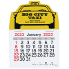 View Image 1 of 2 of Peel-N-Stick Calendar - Taxi