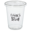 View Image 1 of 2 of Crystal Clear Cup with Straw Slotted Lid - 12 oz.
