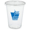 View Image 1 of 2 of Crystal Clear Cup with Straw Slotted Lid - 16 oz.