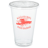 View Image 1 of 2 of Crystal Clear Cup with Straw Slotted Lid - 20 oz.