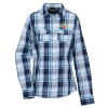 View Image 1 of 4 of Burnside Plaid Shirt - Ladies'