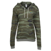 View Image 1 of 3 of Alternative Classic Hooded T-Shirt - Ladies' - Embroidered - Camo