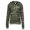 View Image 1 of 3 of Alternative Classic Hooded T-Shirt - Ladies' - Screen - Camo